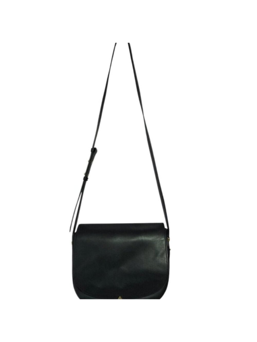 Elegant Brian Atwood Black Leather Crossbody Bag